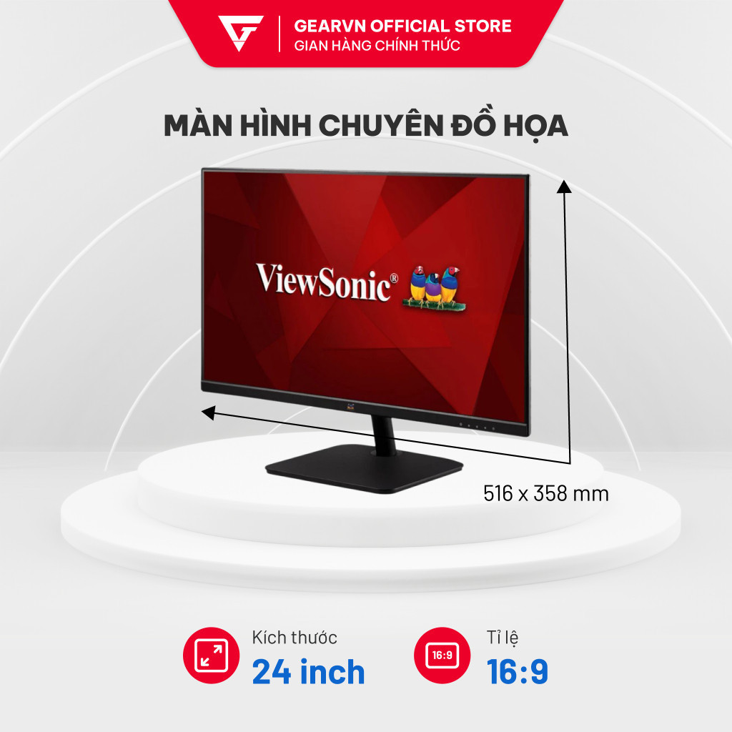 Màn Hình phổ thông VIEWSONIC VA2432A-H (24"/FHD/IPS/120Hz/5ms) Chính Hãng Giá Rẻ | BigBuy360 - bigbuy360.vn