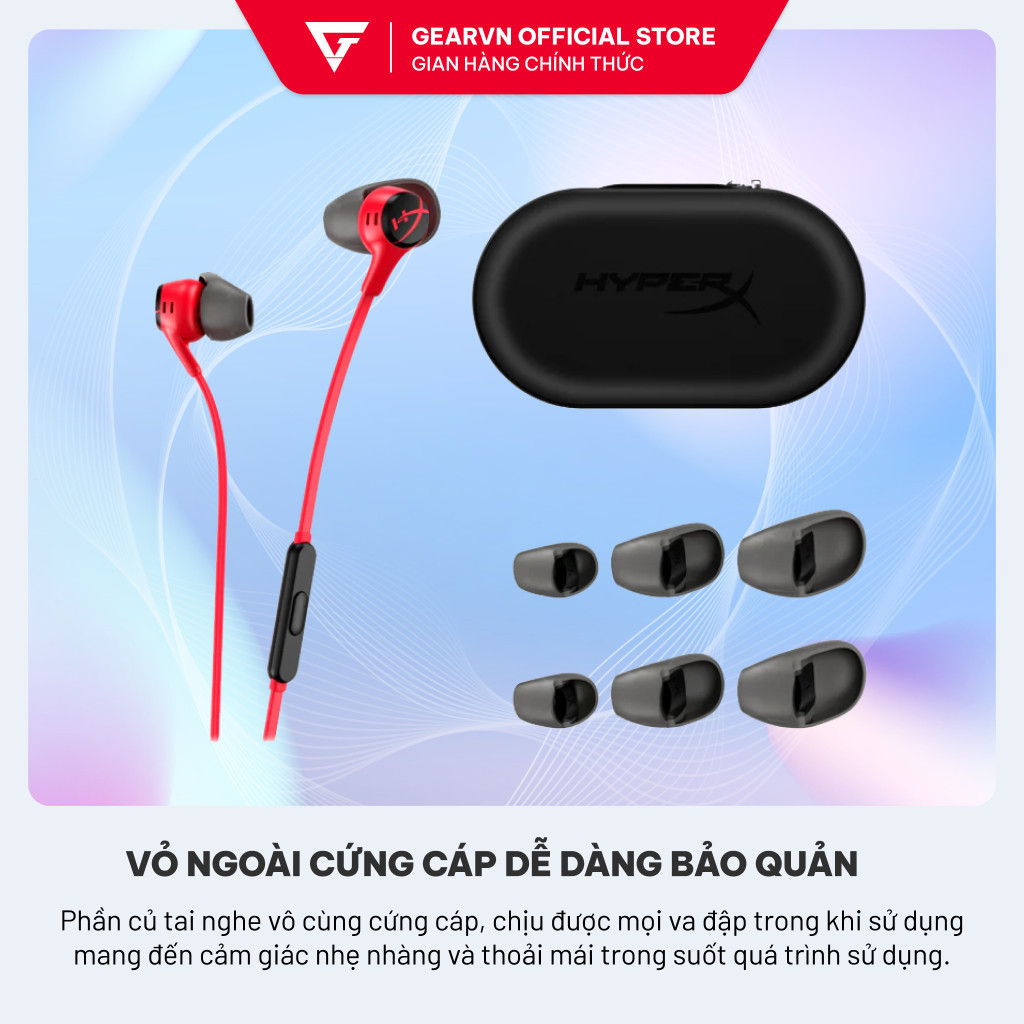 Tai Nghe Inear HyperX Cloud Earbuds 2 II Red Chuyên Game FPS, Micro tích hợp, BH 24 tháng | BigBuy360 - bigbuy360.vn