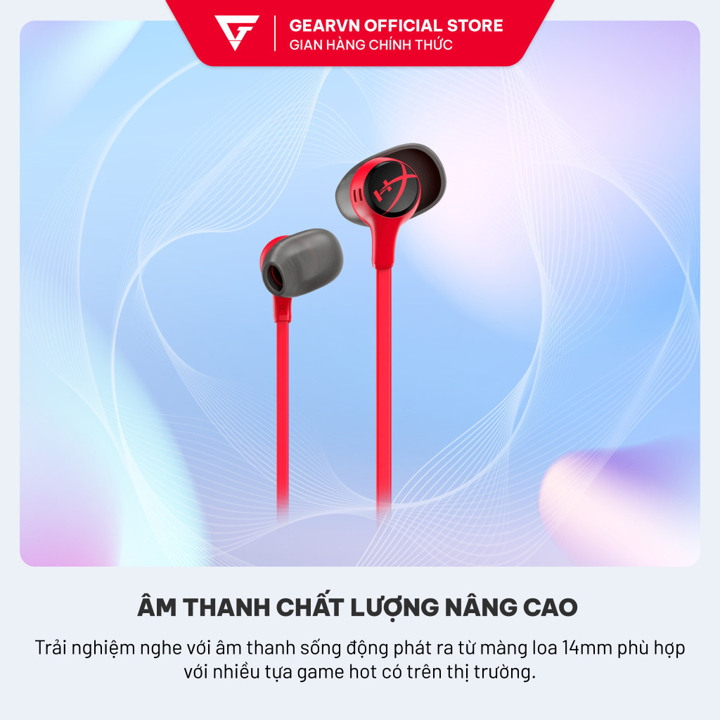 Tai Nghe Inear HyperX Cloud Earbuds 2 II Red Chuyên Game FPS, Micro tích hợp, BH 24 tháng | BigBuy360 - bigbuy360.vn