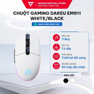 Chuột Gaming DareU EM911 White
