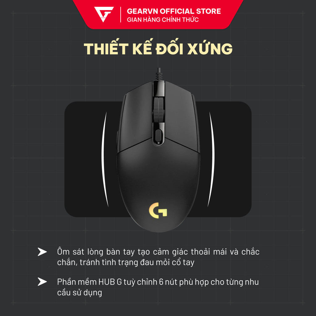 Chuột Gaming LOGITECH G102 Gen 2 LightSync RGB - Tuỳ Chỉnh Phần Mềm G HUB - BH 24 tháng | BigBuy360 - bigbuy360.vn