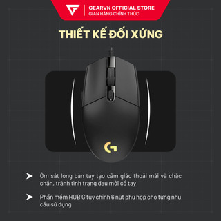 Chuột Gaming LOGITECH G102 Gen 2 LightSync RGB - Tuỳ Chỉnh Phần Mềm G HUB - BH 24 tháng