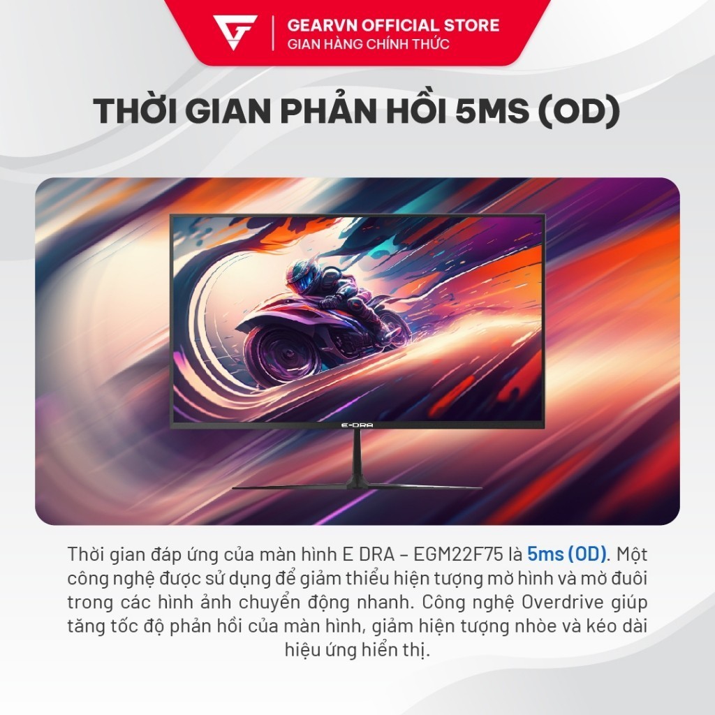 Màn hình phổ thông viền mỏng E-DRA EGM22F100H 22 inch IPS 100Hz Bảo hành 24 tháng | BigBuy360 - bigbuy360.vn