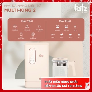  Máy đa năng điện tử MULTI-KING 2  TIỆT TRÙNG UVC LED  SẤY KHÔ  LÀM SỮA CHUA  ĐUN & HÂM NƯỚC  FB9600RS - bảo hành 1 năm 