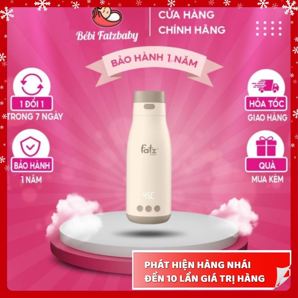 BÌNH ĐUN VÀ HÂM NƯỚC PHA SỮA DI ĐỘNG fatzbaby – MINI SMART 3 – mini smart 1/2/7/9/9plus/12+/ready pr