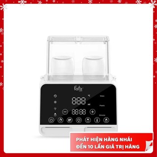 Máy hâm sữa tiệt trùng điện tử 2 bình Fatzbaby Duo 9 - FB3095KB - bảo hành 1 năm