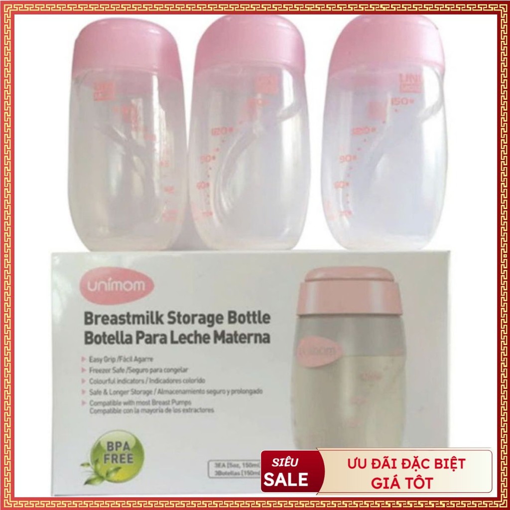 01 bình trữ sữa unimom