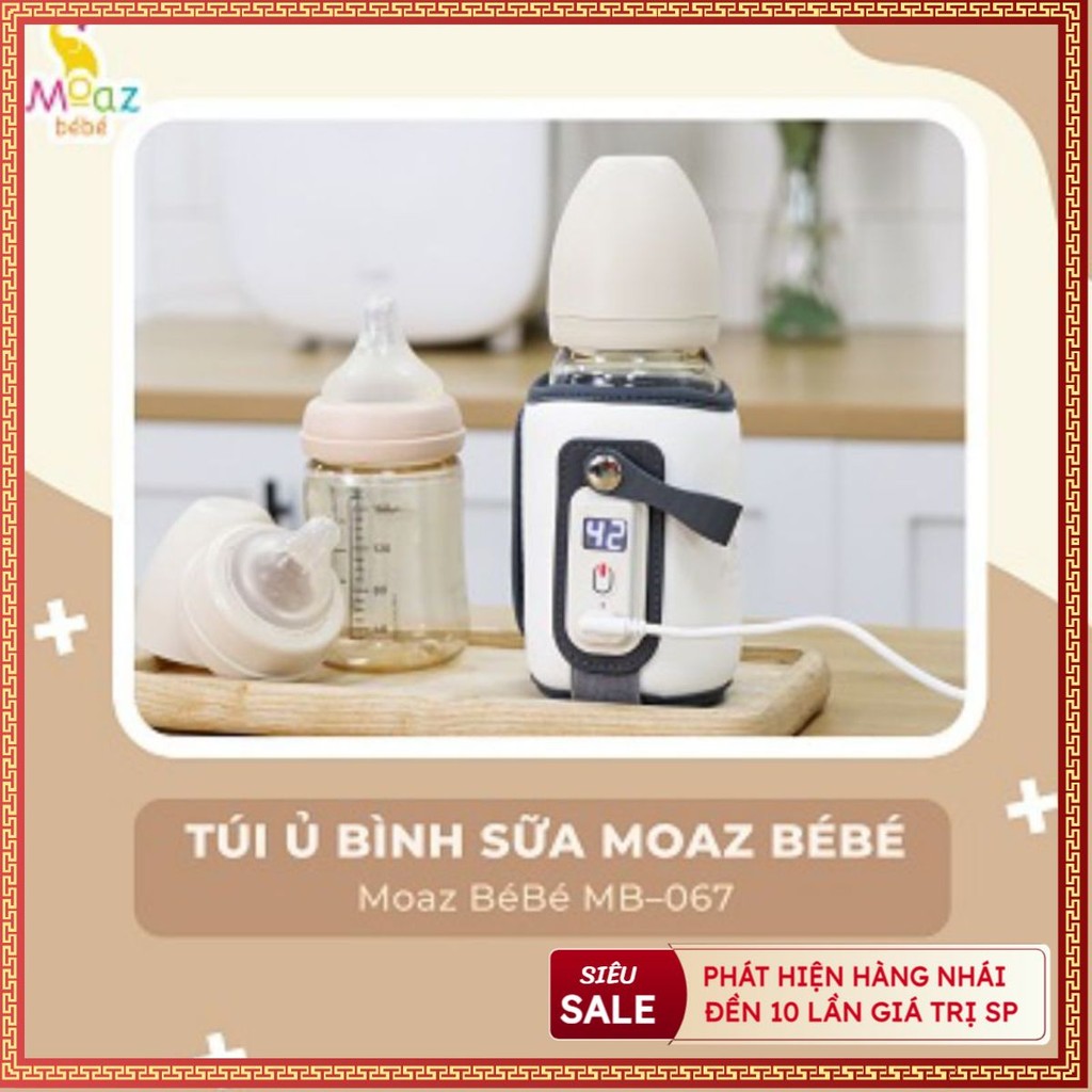 Túi ủ bình sữa Moaz BéBé MB067