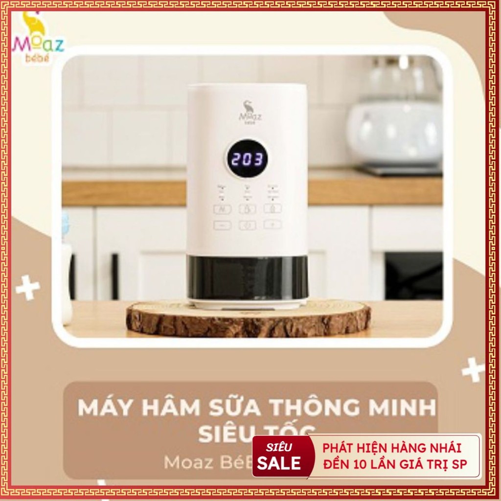 Máy hâm sữa thông minh siêu tốc Moaz BéBé MB033