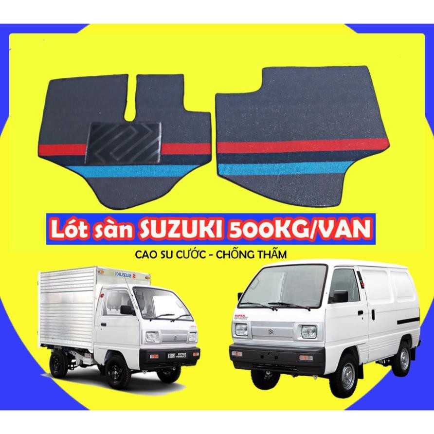 ban Thảm lót sàn xe tải SUZUKI TRUCK 500KG 5 tạ 7 tạ SUZUKI VAN cắt sẵn theo xe ( giá 1 bộ ) chuan