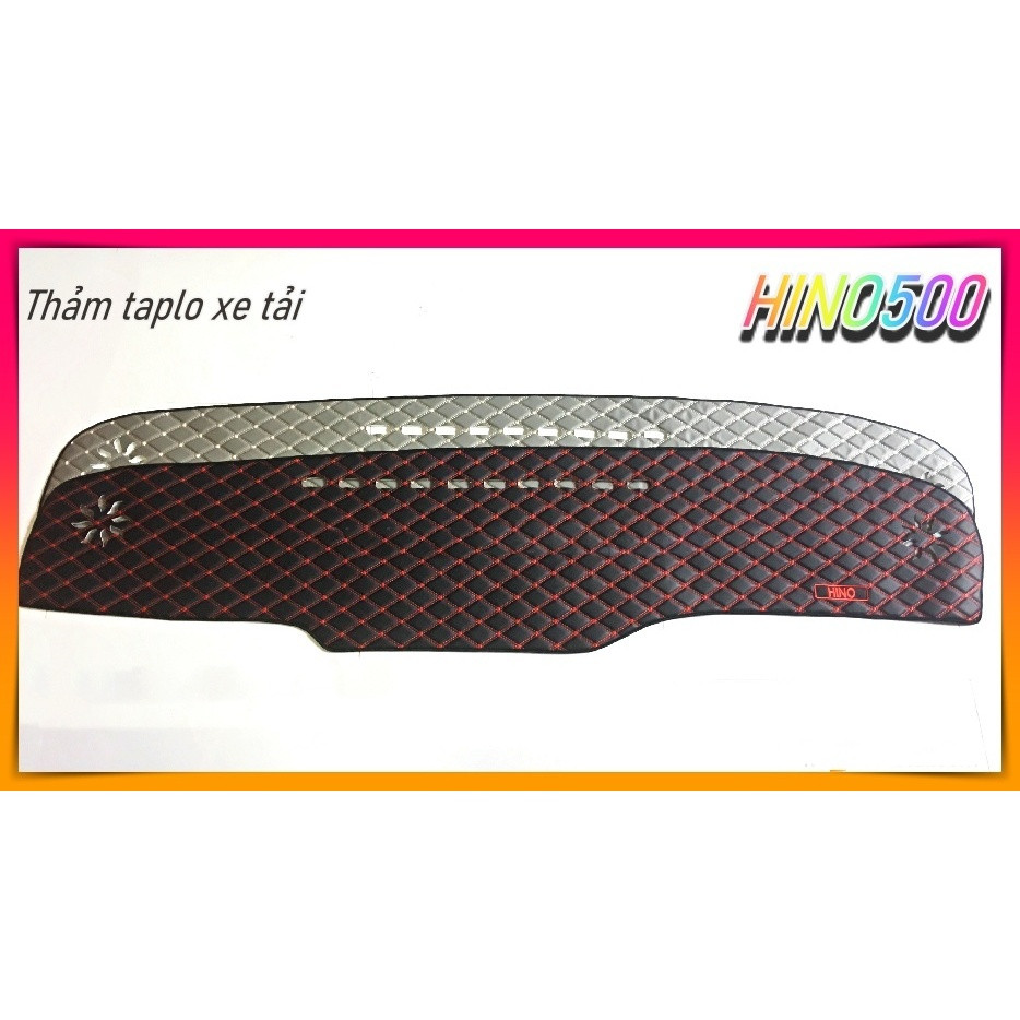 thảm lót da taplo xe tải hino 500 FL FM 15 tấn Euro 4 đẹp chuẩn