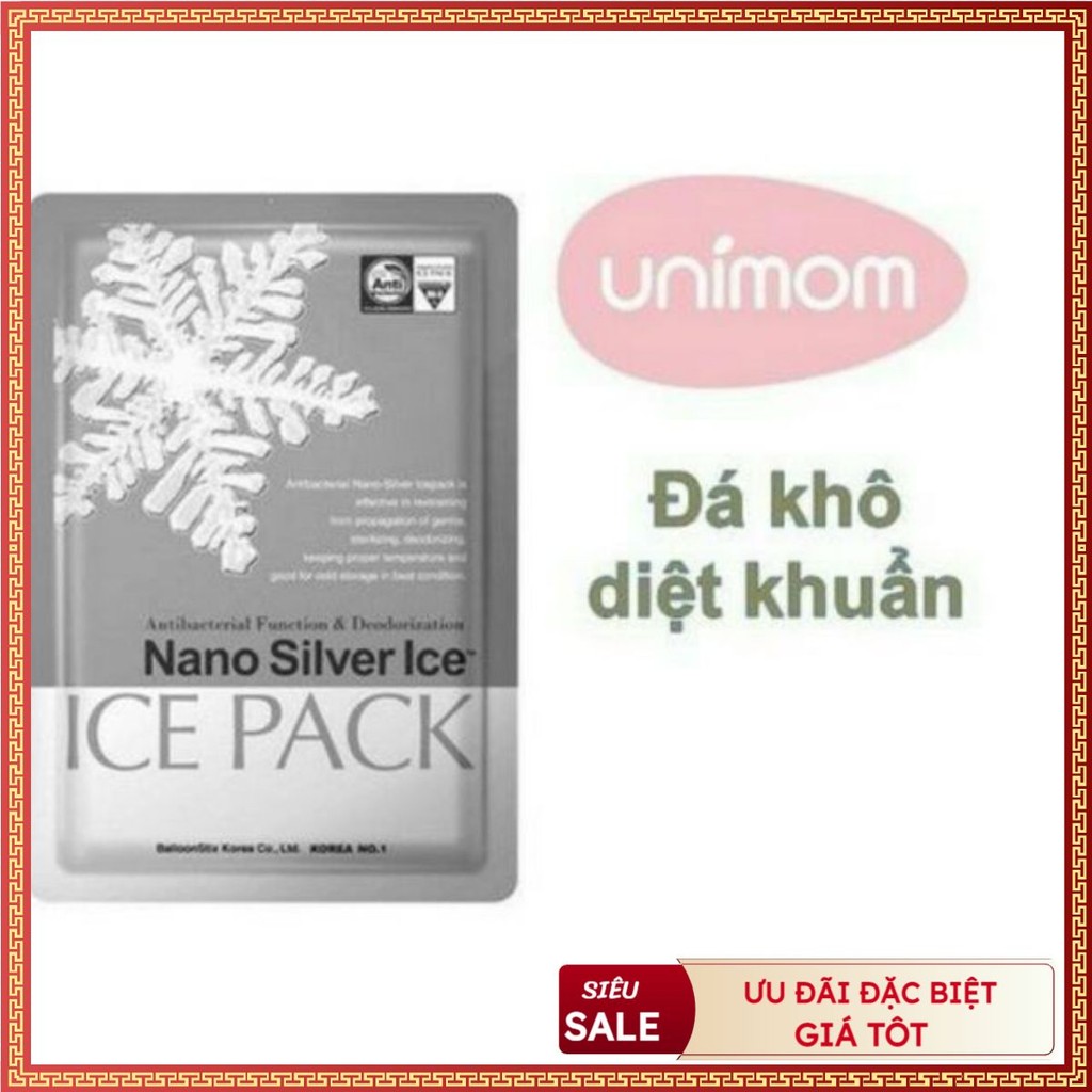 mẫu mới - Set 5 túi đá khô diệt khuẩn unimom