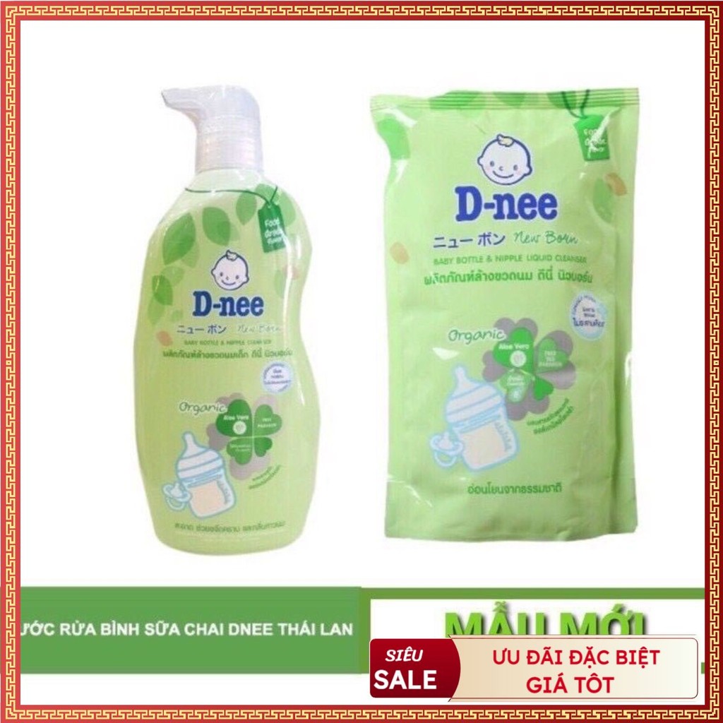Nước Rửa Bình Sữa Dnee Organic
