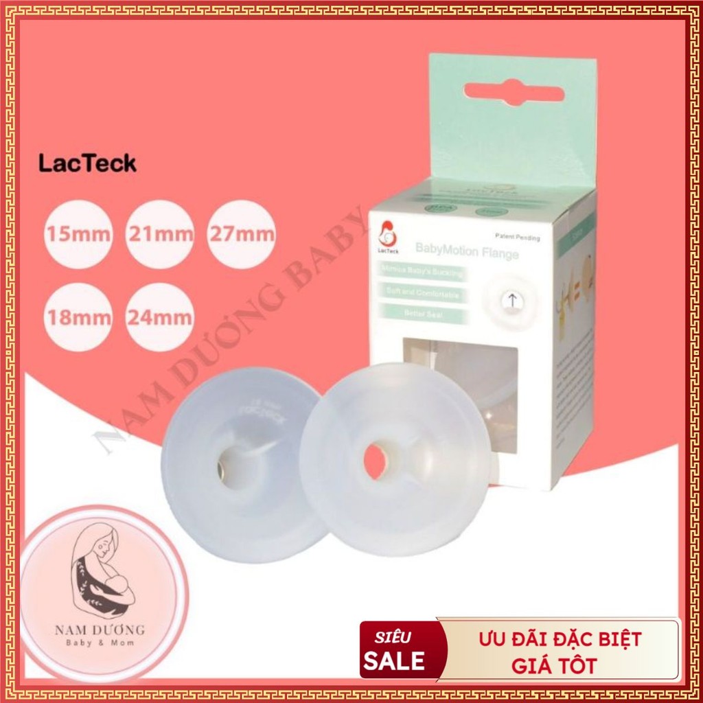(1 cặp) PHỄU HÚT SỮA LACTECK BABY MOTION