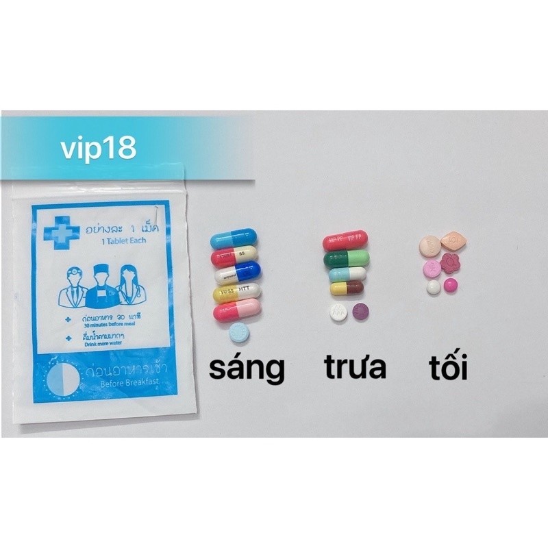 [SIÊU MẠNH] GIẢM CÂN VIP 18 YANHEE Thái Lan giảm cân cao cấp dành cho cơ địa mỡ rắn cứng lâu năm (18 viên /Ngày)