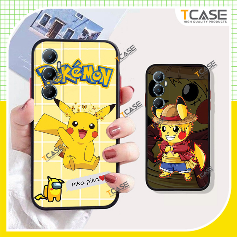 Ốp lưng Realme C65, Realme C65s in hình Pikachuu - Tcase