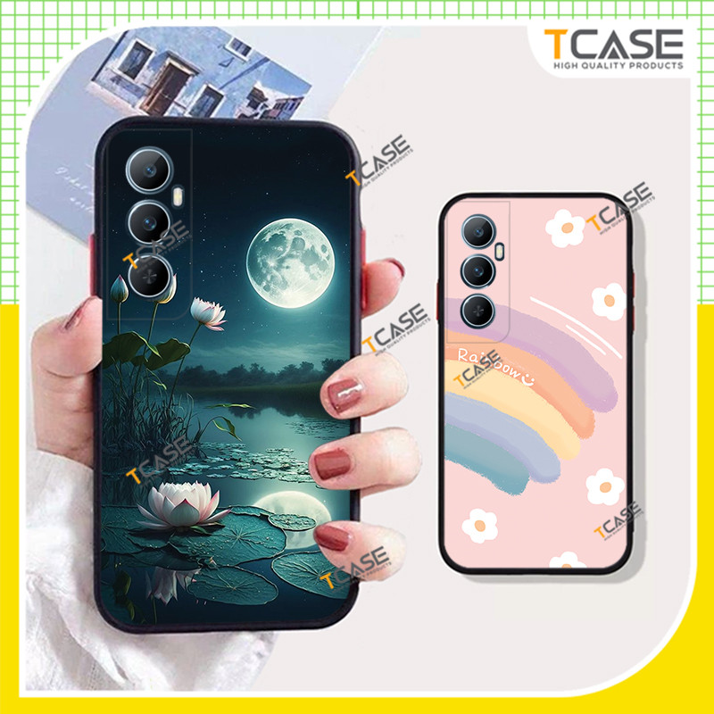 Ốp lưng Realme C65, Realme C65s in hình hoa sen  - Tcase