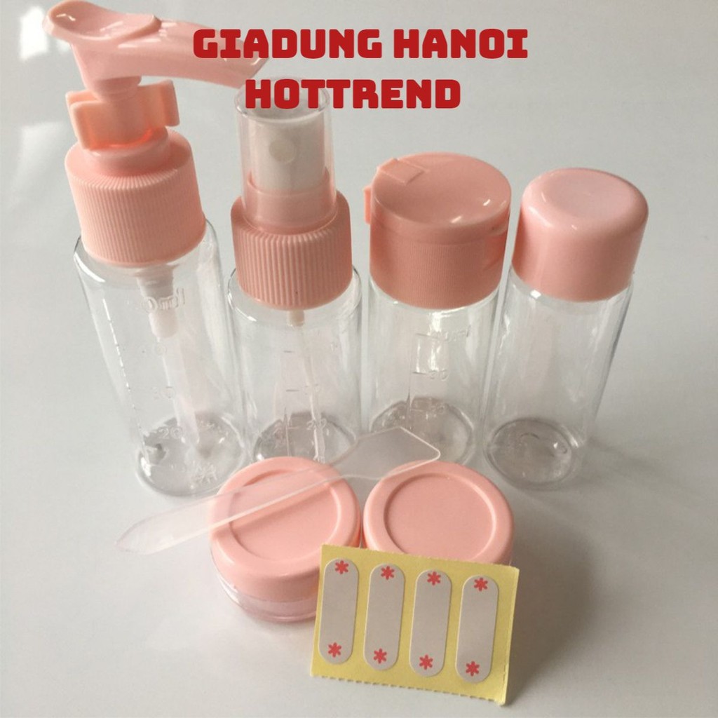 Bộ Chiết Mỹ Phẩm Du Lịch 7 Món Cao Cấp