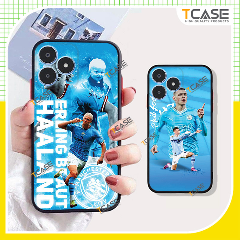 Ốp lưng Realme Note 50 in hình HAALAND và FODEN - Tcase