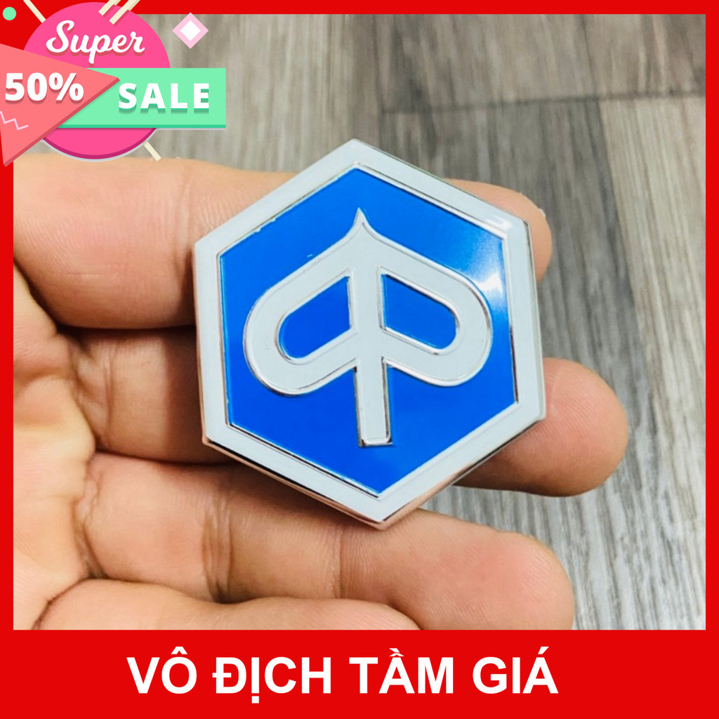 Hcm Logo Mặt Nạ Vespa, Liberty Chất Liệu Nhựa Cứng Như Zin Hàng Cao Cấp Dán Xe Piago