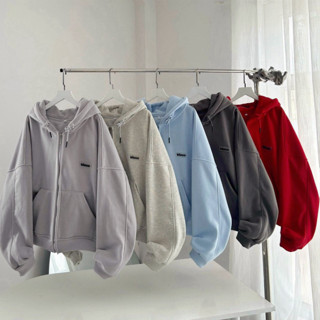  Áo Khoác Hoodie Form Boxy Dessuu Túi Ngược Nhiều Màu Nam Nữ Tay Phồng 