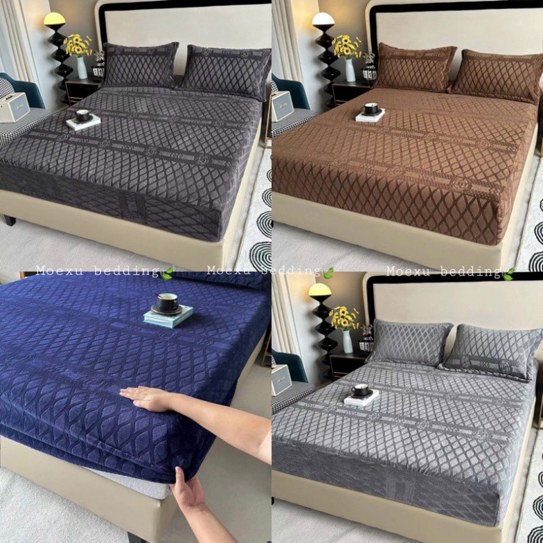 Ga Gối Nỉ Nhung COCO in Nổi Hoạ Tiết Mẫu Mới  Chất Liệu Dày Dặn Mềm Mịn Ấm Áp Cao Cấp Giữ Nhiệt Tốt