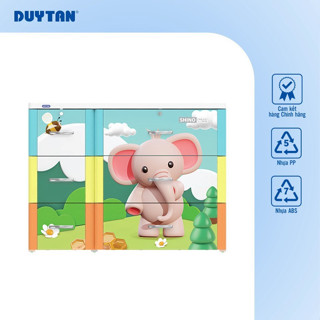 Hỏa tốc sài gòn Tủ Shino 3 tầng DUY TÂN nhựa PP/ABS, bao gồm 3 hộc lớn và 3 hộc nhỏ, tủ quần áo đa năng, tiện lợi