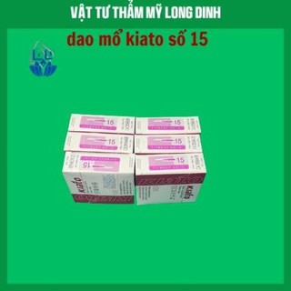 Lưỡi dao mổ kiato số 15 nhỏ , xắc bén hộp 100 cái