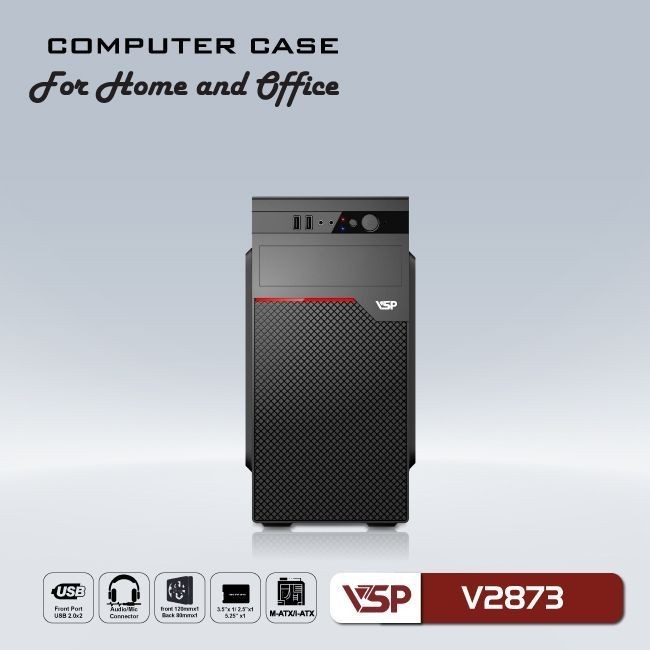 Case VSP 2870 - 2871 - 2877 - 2882 (Case Văn Phòng Chuẩn mATX)