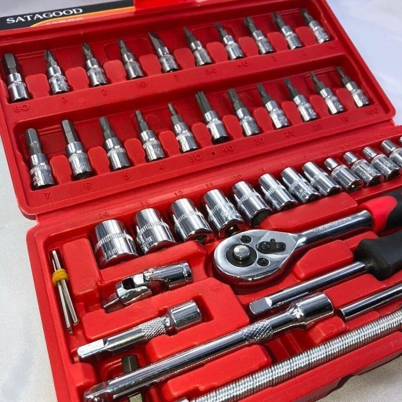 BỘ ĐỒ NGHỀ 46 CHI TIẾT ĐA NĂNG (46 MÓN)