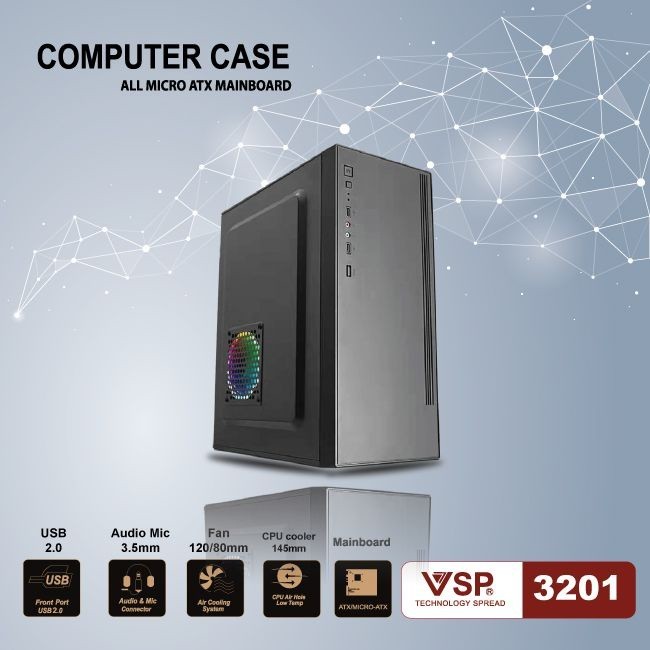 Case VSP 32xx = 3201 - 3202 - 3203 - 3204 (Case Văn Phòng Chuẩn ATX)