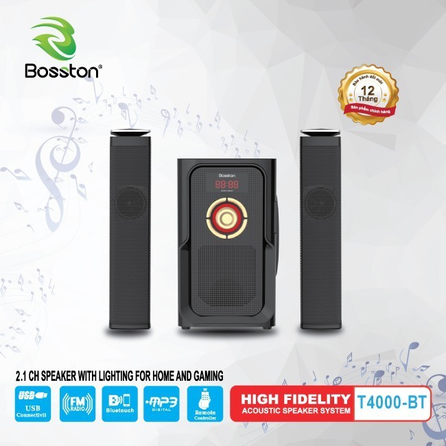 Loa vi tính Bosston bluetooth 2.1 T4000BT