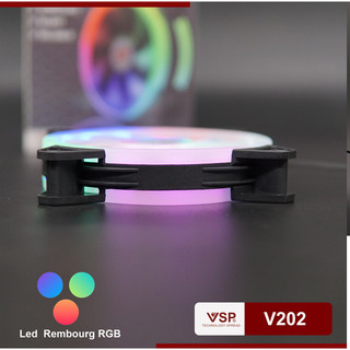 Fan Case V202 LED Tròn 2 Mặt (Double Circle )