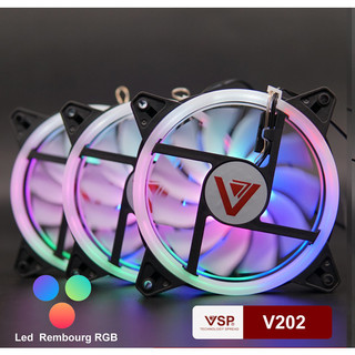 Fan Case V202 LED Tròn 2 Mặt (Double Circle )