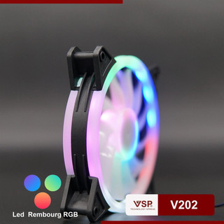 Fan Case V202 LED Tròn 2 Mặt (Double Circle )