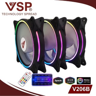 Bộ kit 3 fan v206b led rgb