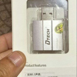 USB âm thanh - USB sound Dtech DT-6006