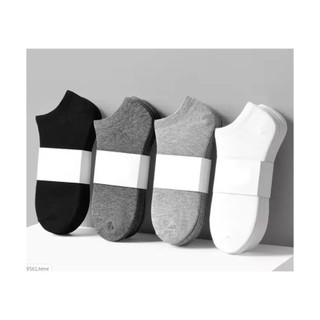 Combo vớ cotton trơn cổ ngắn Hàn Quốc