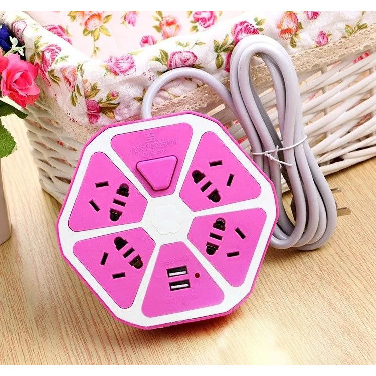 Ổ Cắm Điện Hình Trái Cam 2 Cổng USB