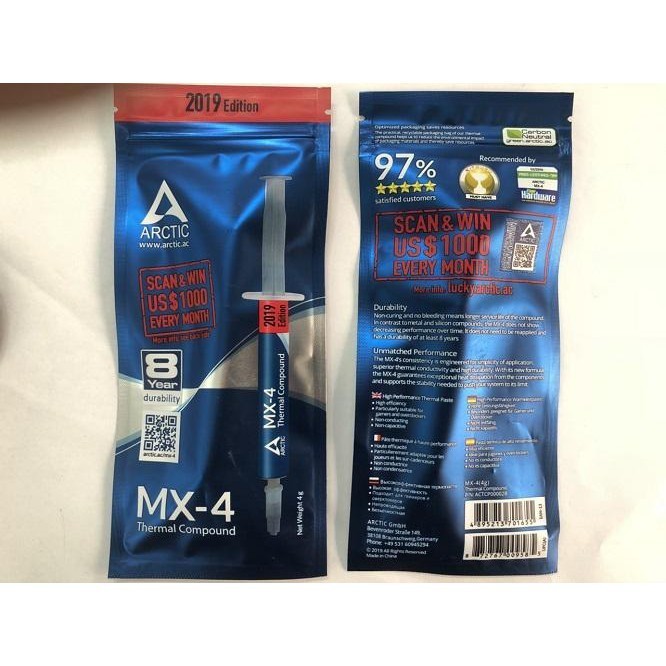 Keo Tản Nhiệt Arctic MX4-4G