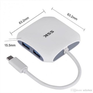 Hub chia usb 3.0 4 cổng ssk shu 300