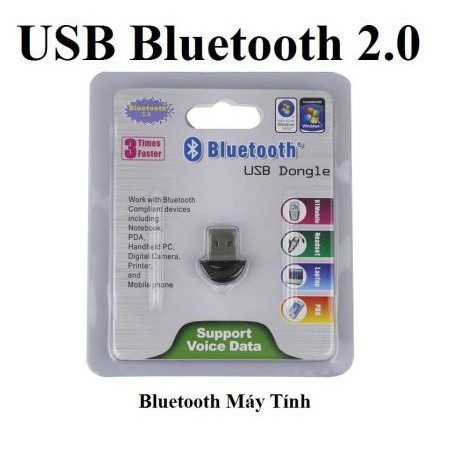 USB Bluetooth 2.0 Nhỏ gọn dùng cho Máy Tính