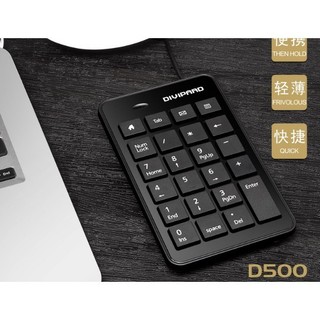 Bàn phím số có dây divipard d500 cổng kết nối usb