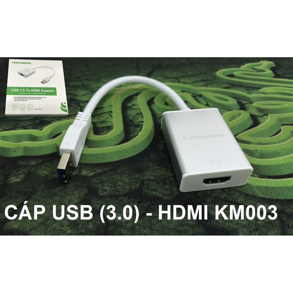 Cáp Chuyển Đổi USB 3.0 Ra HDMI KM003