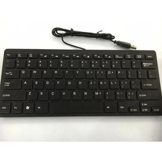 Bàn phím máy tính mini K1000 có dây (đen)