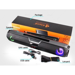 Loa Kisonli Bluetooth 900 LED RGB