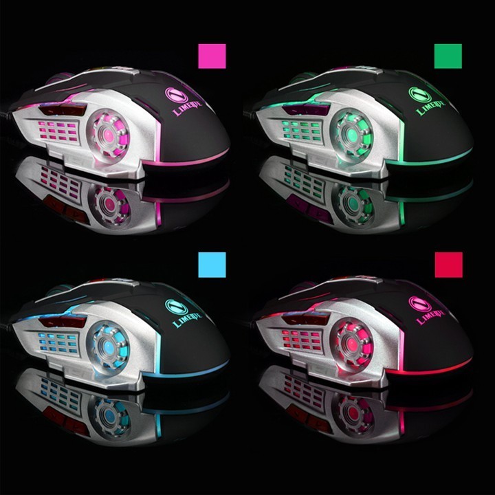 Chuột LIMEIDE V2 Led 7 Màu Game