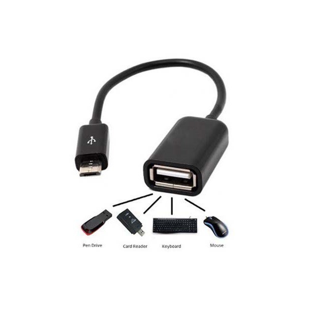 [HÀNG CHẤT LƯỢNG] Cáp OTG đầu dẹp micro