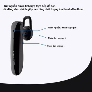 Tai Nghe Bluetooth Cao Cấp JOWAY H58 (Chống Khử Âm Ồn Khi Chạy Xe)