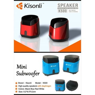 Loa vi tính 2.0 Kisonli K500... (Màu đen)